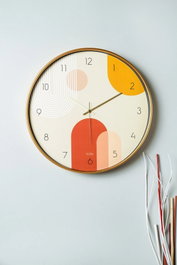 Wallity Pinobhm Reloj de pared decorativo Multicolor